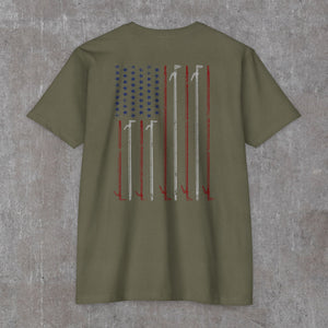 Truck Co. Hook Flag Tee — Stars and Roof Hooks