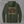 Back of the olive Truck Co. Apparel vintage logo hoodie, tan and brick red TCA crest with crossed ladder and pike pole