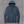 Front of the heathered navy Truck Co. Apparel hoodie with the round TCA ladder-and-hook crest on the left chest