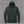 Front of the charcoal Truck Co. Apparel hoodie with the round TCA crest on the left chest