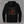 Black 9/11 memorial hoodie, back print: faded flag with rust-red Twin Towers and 25th Anniversary lettering