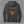 Back of the heathered charcoal Honor the Tradition hoodie with the eagle and EST. 2026 banner
